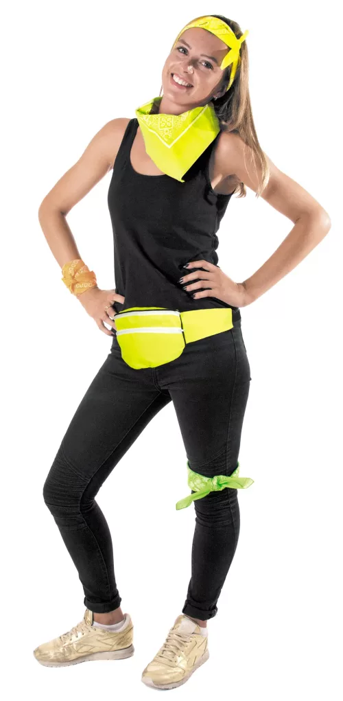 SAC BANANE JAUNE FLUO – Image 2