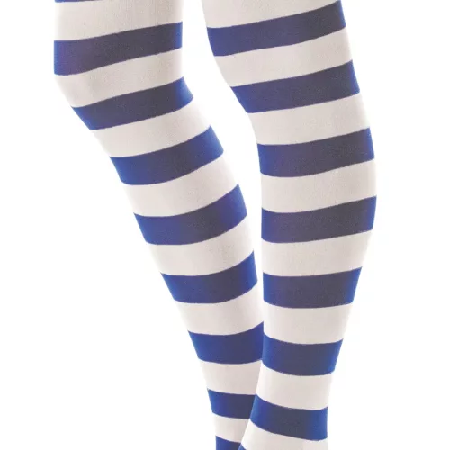COLLANTS RAYES BLANC ET BLEU