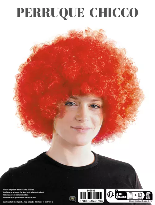 PERRUQUE CHICCO180 ROUGE – Image 2