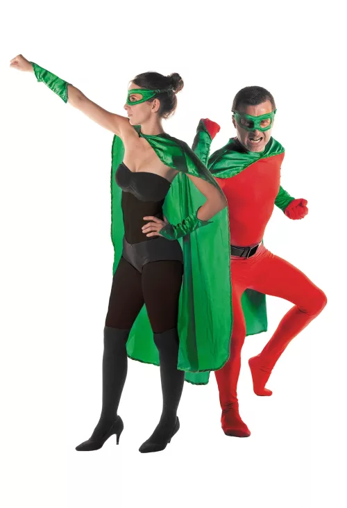 SET SUPER HEROS VERT 3PCS