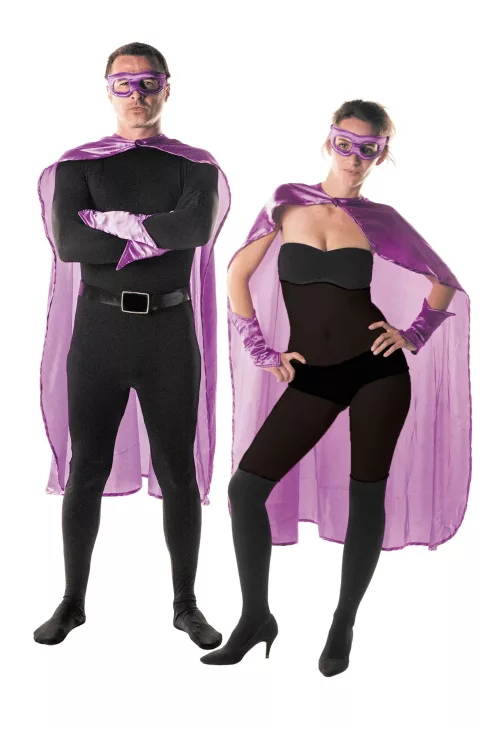 SET SUPER HEROS VIOLET 3PCS