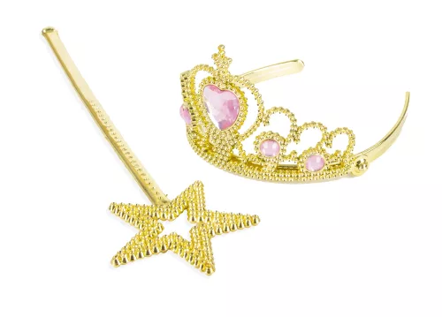 SET FEE DIADEME + BAGUETTE DORE