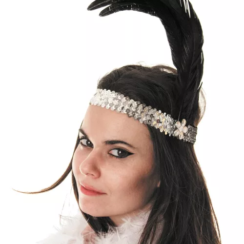 BANDEAU CHARLESTON ARGENT