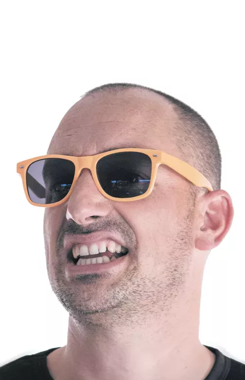 LUNETTES FLUO ORANGES