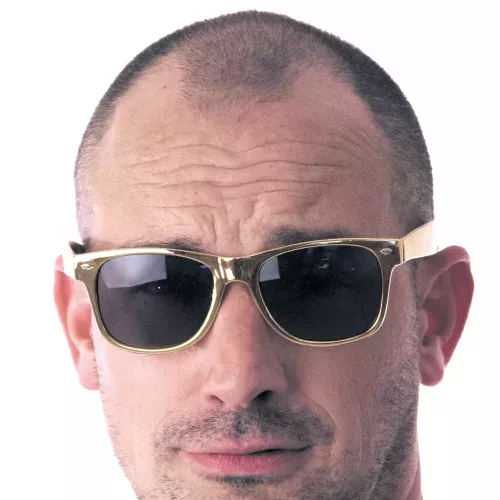 LUNETTES BLUES OR