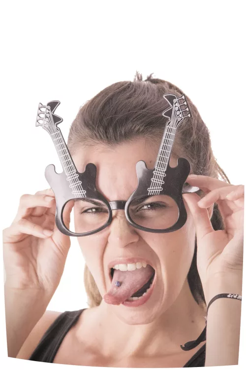LUNETTES GUITARE ROCK SANS VERRE – Image 2