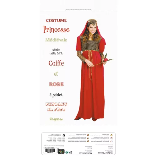 COSTUME PRINCESSE MEDIEVALE – Image 2