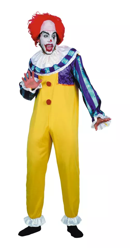 COSTUME CLOWN HORREUR JAUNE