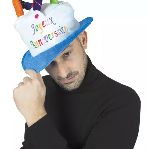 CHAPEAU JOYEUX ANNIV VELOURS