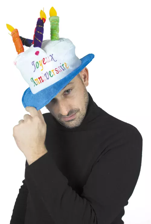 CHAPEAU JOYEUX ANNIV VELOURS