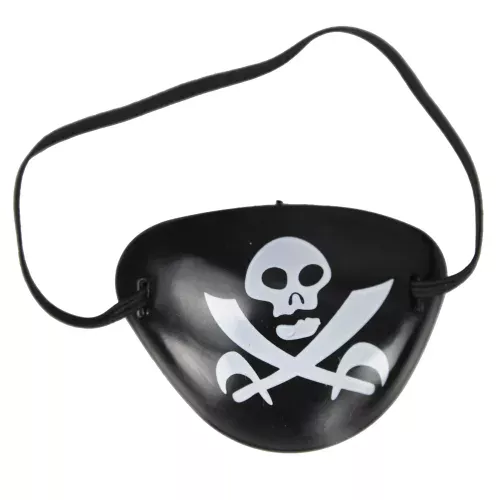CACHE OEIL PIRATE PLASTIQUE