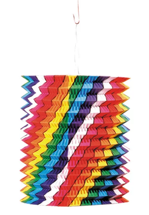 LAMPION CYL.BARIOLE 13CM – Image 2