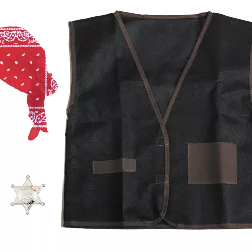 SET COWBOY ADULTE 3PCS