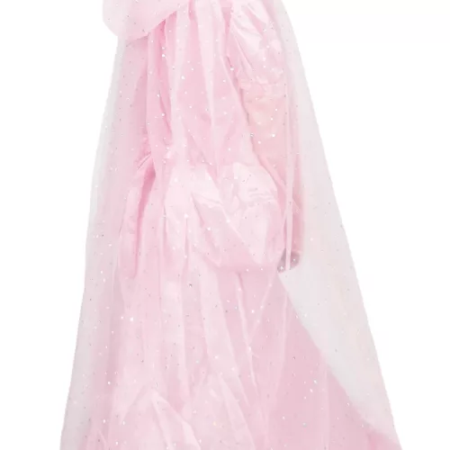 CAPE PRINCESSE PLUME ROSE ET OR ENFANT