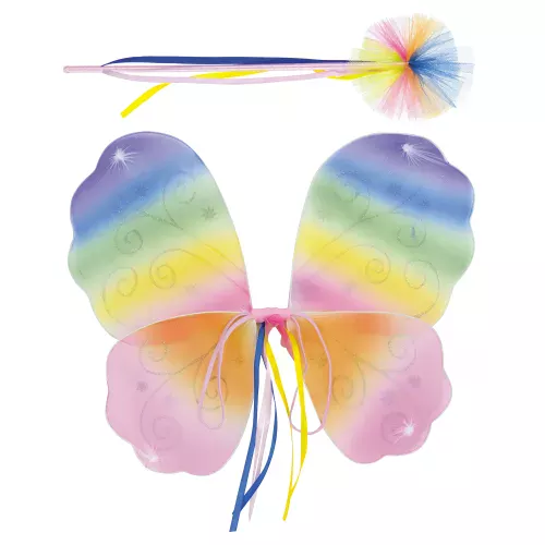 SET FEE PAPILLON FLUO ENFANT