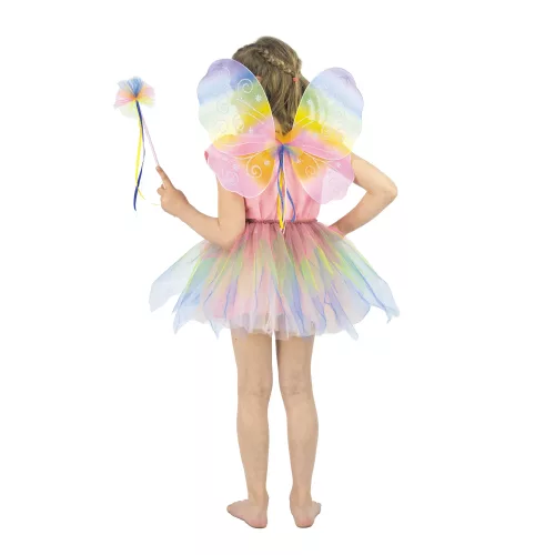 SET FEE PAPILLON FLUO ENFANT – Image 2