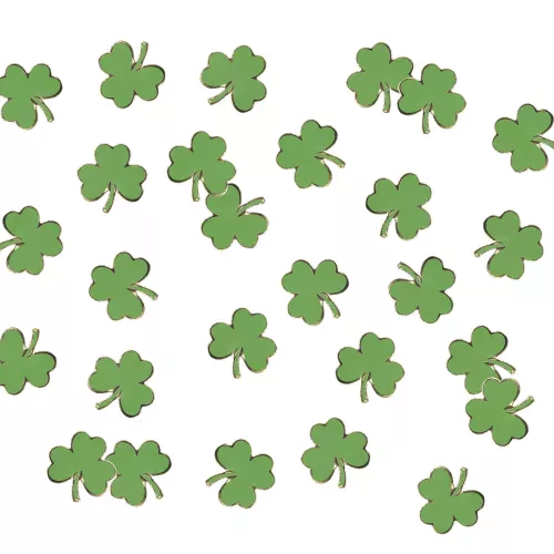 CONFETTIS DE TABLE TREFLES ST PATRICK
