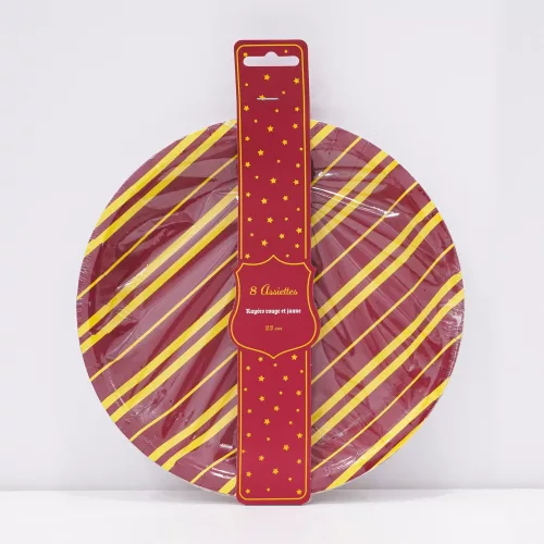ASSIETTES RAYEES X 8 – Image 3