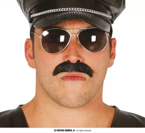 MOUSTACHE ADHÉSIVE NOIRE