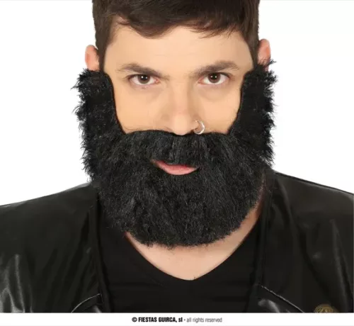 BARBE EPAISSE NOIR