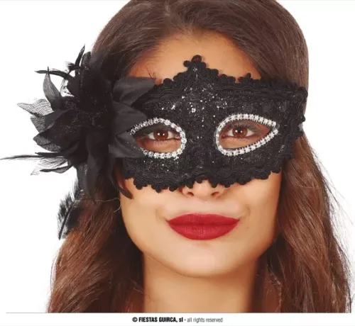 LOUP NOIR AVEC FLEUR – Image 2