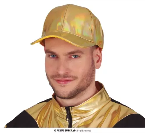CASQUETTE METALISÉE OR