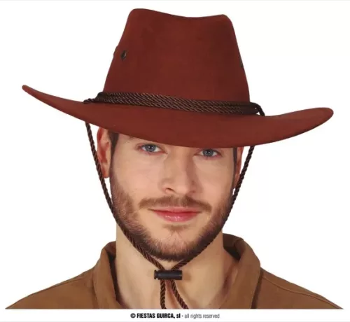 CHAPEAU COWBOY MARRON EXTRA