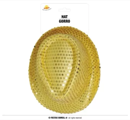 CHAPEAU  BANDIT SEQUINS OR