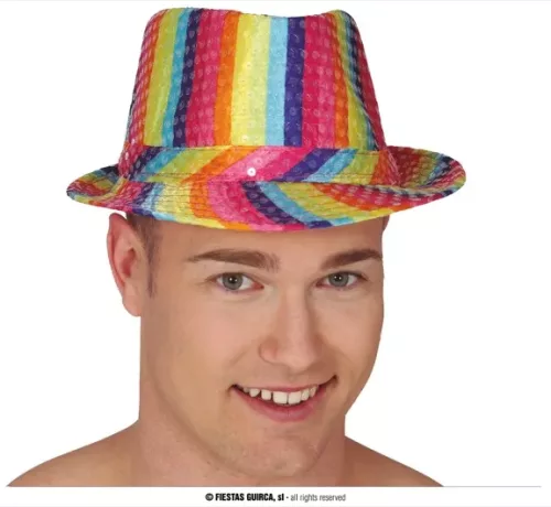 CHAPEAU BANDIT SEQUINS MULTIC.