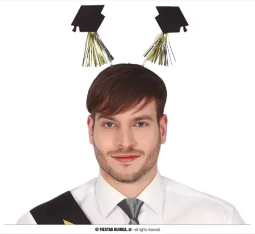 DIADÈME AVEC 2 COIFFES DIPLÔMÉ – Image 2