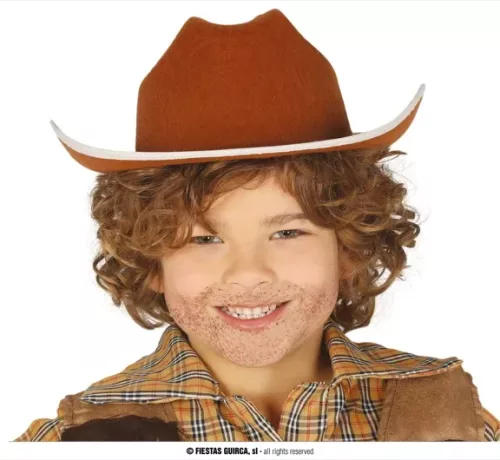 CHAPEAU COWBOY ENFANT MARRON