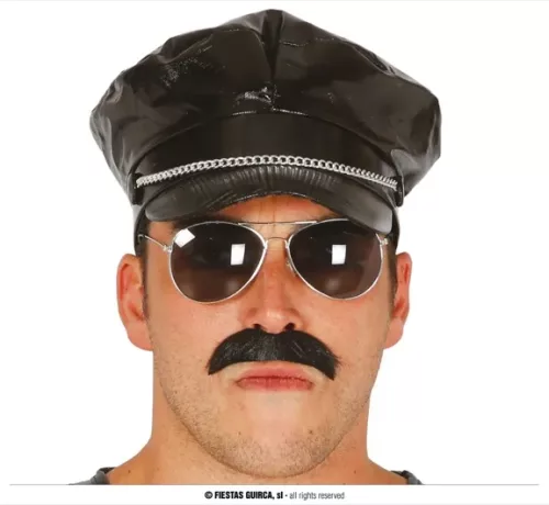 CASQUETTE VINYLE NOIRE – Image 2