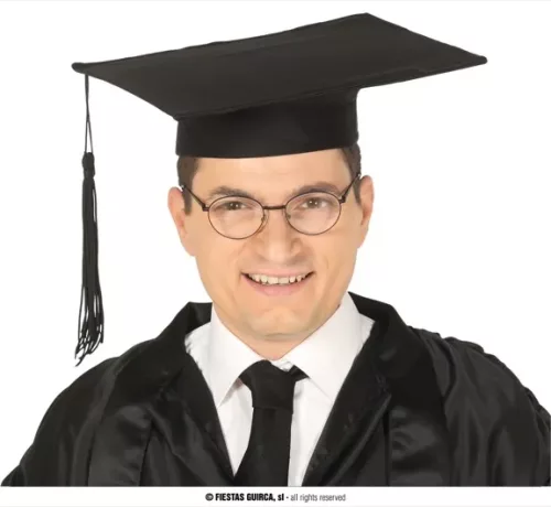 CHAPEAU GRADUÉ TISSU – Image 2
