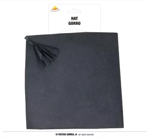 CHAPEAU GRADUÉ TISSU