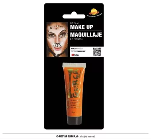 TUBE MAQUILLAGE CRÈME ORANGE 20 ML