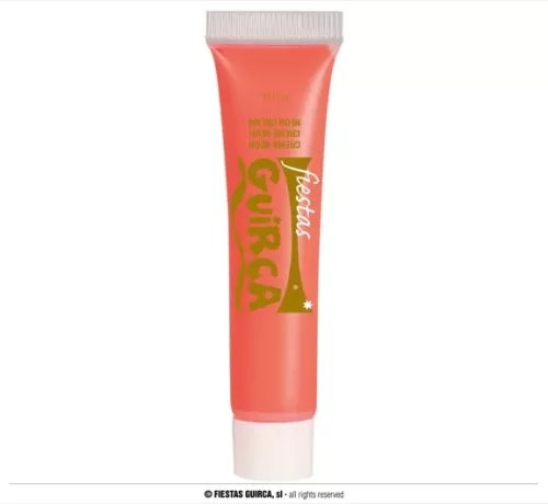 TUBE MAQUILLAGE COULEUR FLUO ROUGE 10 ML – Image 2