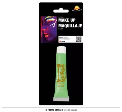 TUBE MAQUILLAGE FLUO VERT 10 ML