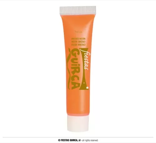 TUBE MAQUILLAGE FLUO ORANGE 10 ML – Image 2