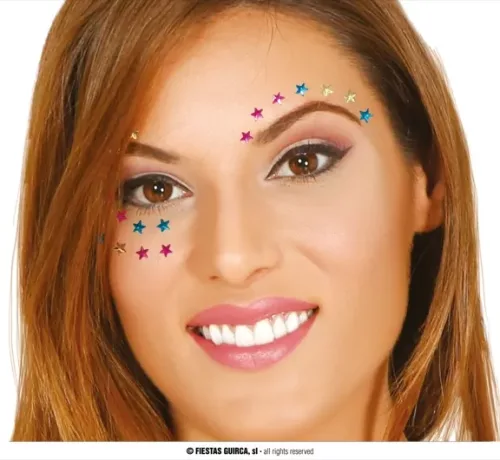 BIJOUX ADHÉSIFS POUR VISAGE ÉTOILES – Image 2