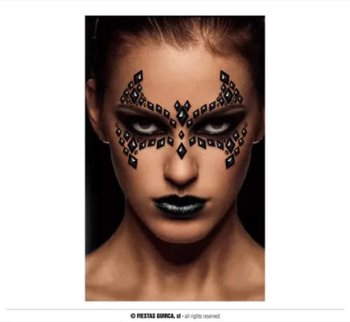 BIJOUX ADHÉSIFS POUR VISAGE CHAUVE-SOURIS