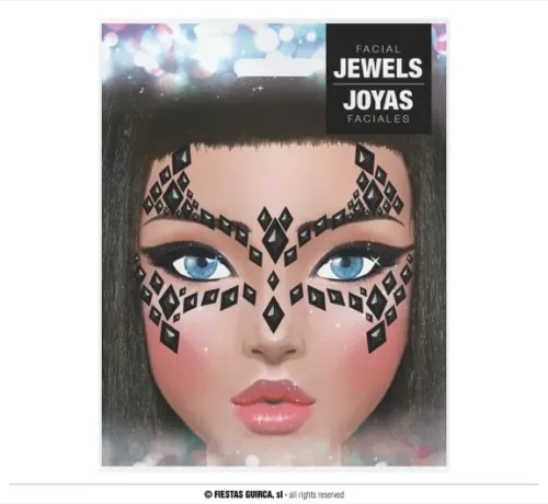 BIJOUX ADHÉSIFS POUR VISAGE CHAUVE-SOURIS – Image 3