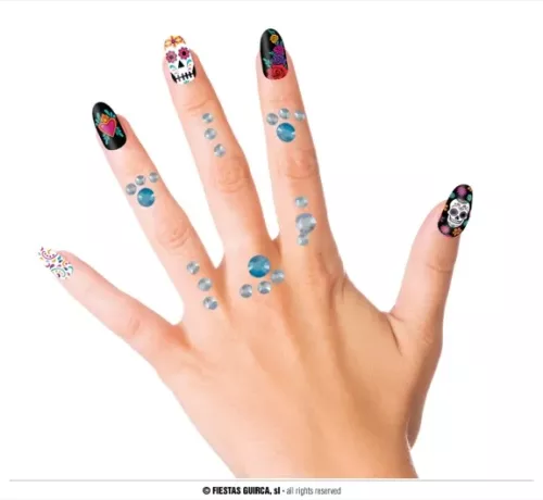 BIJOUX VISAGE ET ONGLES, BLEU – Image 3