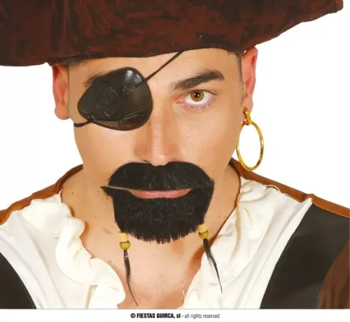 CACHE ŒIL ET BOUCLE D'OREILLE DE PIRATE – Image 2