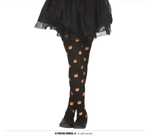 COLLANTS POUR ENFANTS CITROUILLE