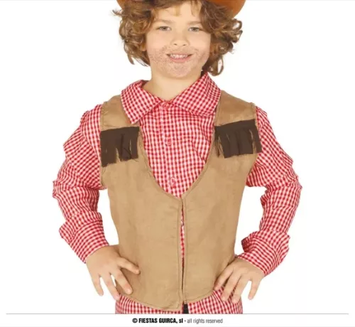 GILET COW BOY / INDIEN ENFANT