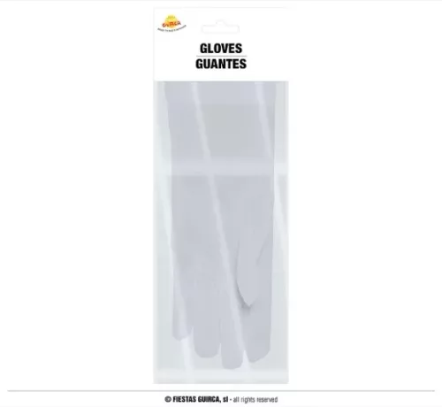 PAIRE DE GANTS BLANCS 23 cm