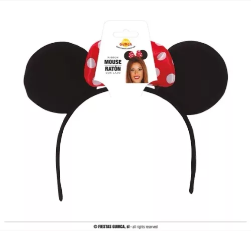 DIADÈME SOURIS TISSUE