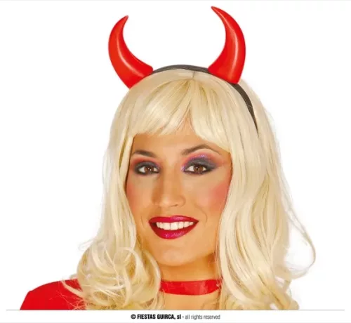 DIADÈME DÉMON PLASTIQUE