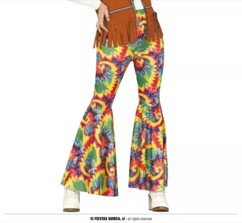 PANTALON HIPPIE À MOTIFS