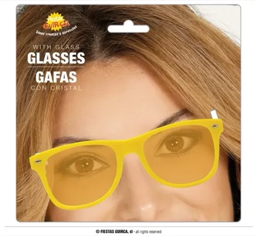 LUNETTES JAUNES AVEC VERRES JAUNES
